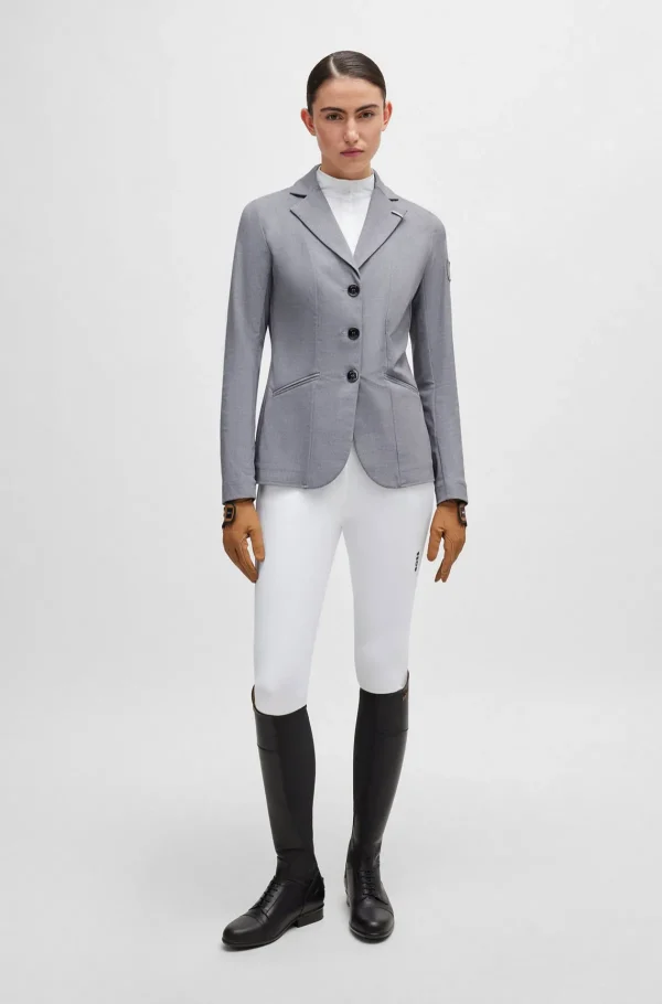 MULHER HUGO BOSS Roupa De Equitação>Blusa De Espetáculo Equestre Com Inserções De Pata De Galo