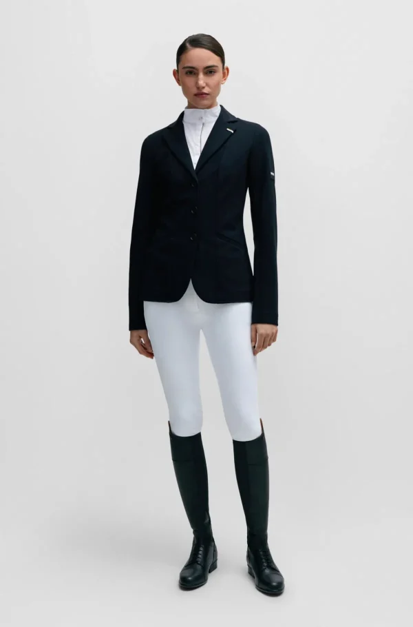MULHER HUGO BOSS Blusas>Blusa De Espetáculo Equestre Com Vivos De Riscas De Assinatura