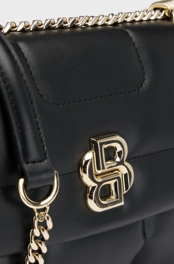 MULHER HUGO BOSS Malas>Bolsa A Tiracolo Acolchoada Com Monograma Double B