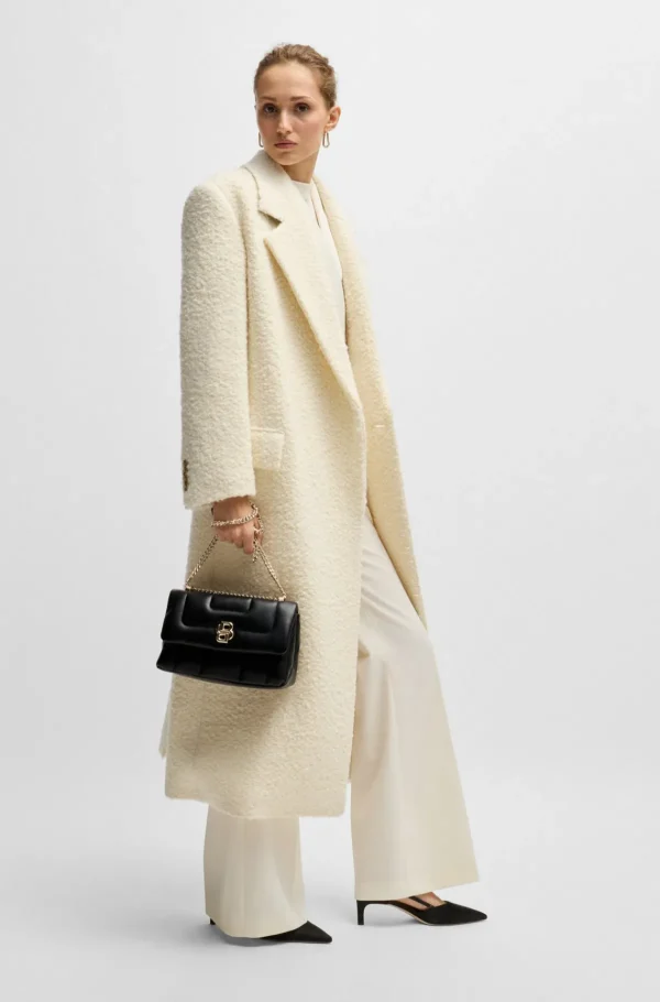 MULHER HUGO BOSS Malas>Bolsa A Tiracolo Acolchoada Com Monograma Double B