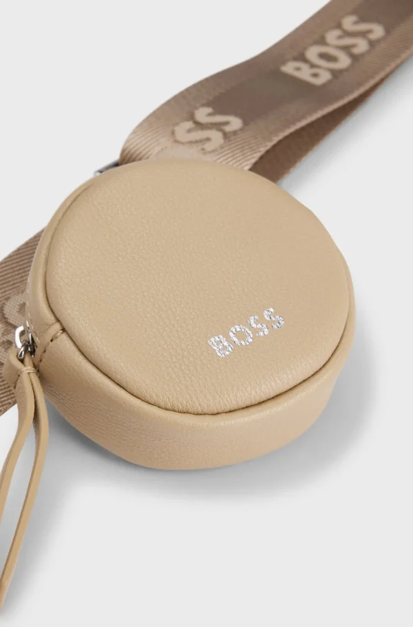 MULHER HUGO BOSS Malas>Bolsa A Tiracolo Em Pele Sintética Com Bolso Removível