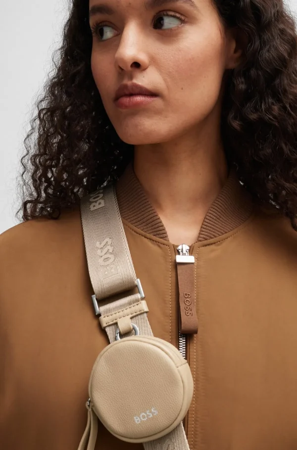 MULHER HUGO BOSS Malas>Bolsa A Tiracolo Em Pele Sintética Com Bolso Removível