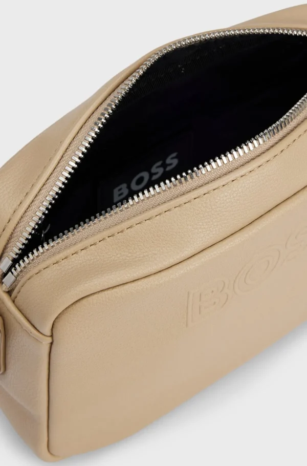 MULHER HUGO BOSS Malas>Bolsa A Tiracolo Em Pele Sintética Com Bolso Removível