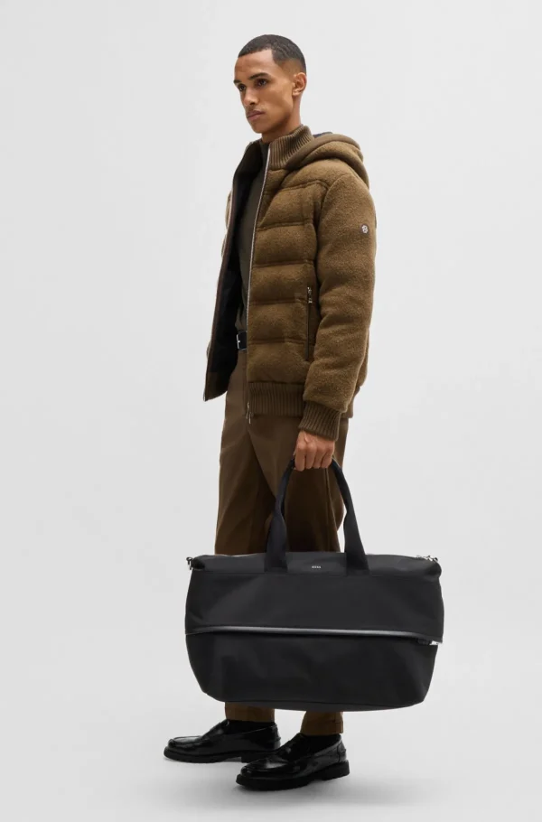 HUGO BOSS Malas>Bolsa De Viagem Expansível Com Acabamentos Exclusivos