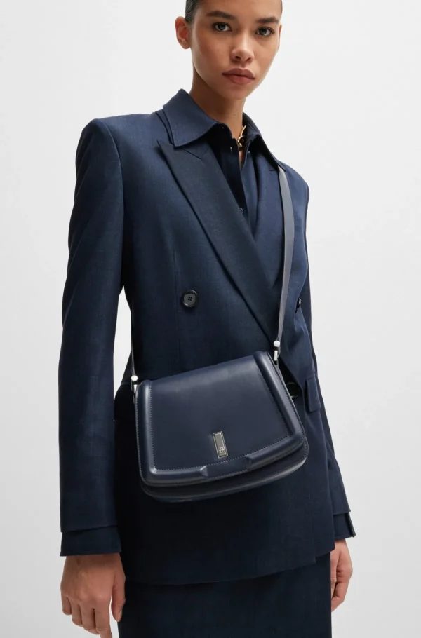 MULHER HUGO BOSS Malas>Bolsa Em Pele Com Material E Monograma Exclusivos