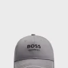MULHER HUGO BOSS Bonés>Boné Equestre Com Logótipo Bordado Com Alça De Pele