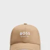 MULHER HUGO BOSS Bonés>Boné Equestre Com Logótipo Bordado Com Alça De Pele