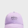 MULHER HUGO BOSS Roupa De Equitação>Boné Equestre Com Logótipo Bordado Com Alça De Pele