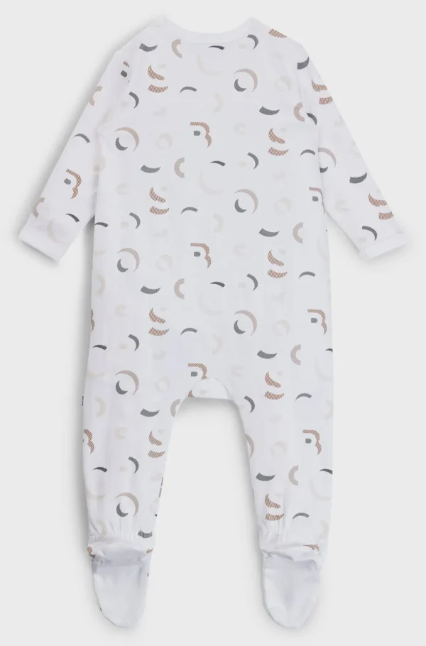 Crianças HUGO BOSS Partes De Cima Para Rapaz>Caixa De Presente Com Pijama E Gorro Para Bebé