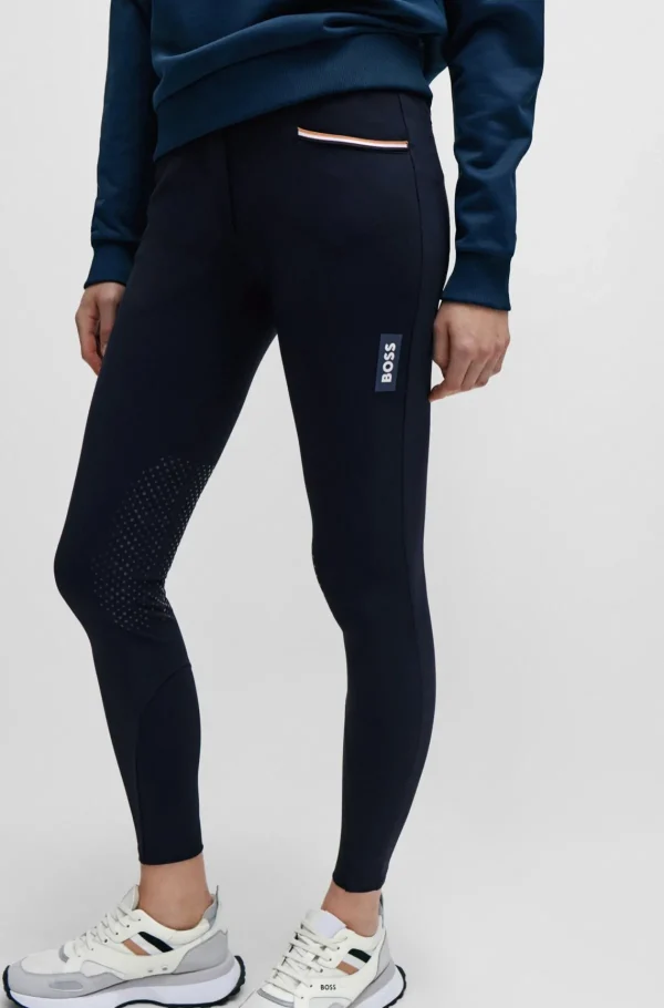MULHER HUGO BOSS Calças E Calções>Calças De Equitação Com Joelheiras