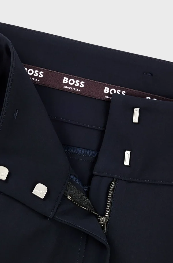 MULHER HUGO BOSS Calças E Calções>Calças De Equitação De Aderência Integral Com Bolso Para Telemóvel