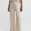 MULHER HUGO BOSS Pijamas E Loungewear>Calças De Pijama Em Modal Elástico Com Cintura Da Marca