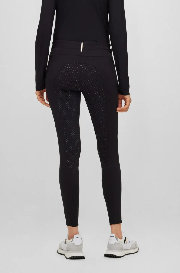 MULHER HUGO BOSS Calças E Calções>Calças Equestres Com Punho Completo Em Material Elástico