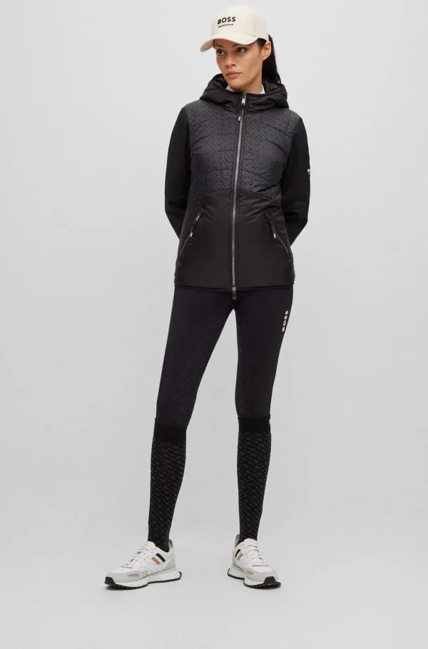 MULHER HUGO BOSS Calças E Calções>Calças Equestres Com Punho Completo Em Material Elástico