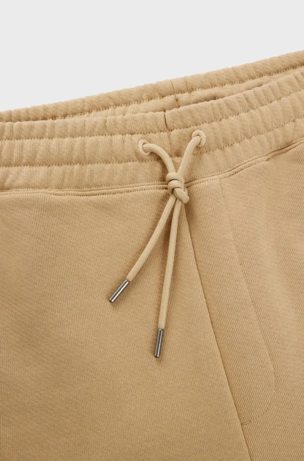 HUGO BOSS Calças E Calções>Calções De Algodão Felpudo Com Cordão E Estampa De Logótipo