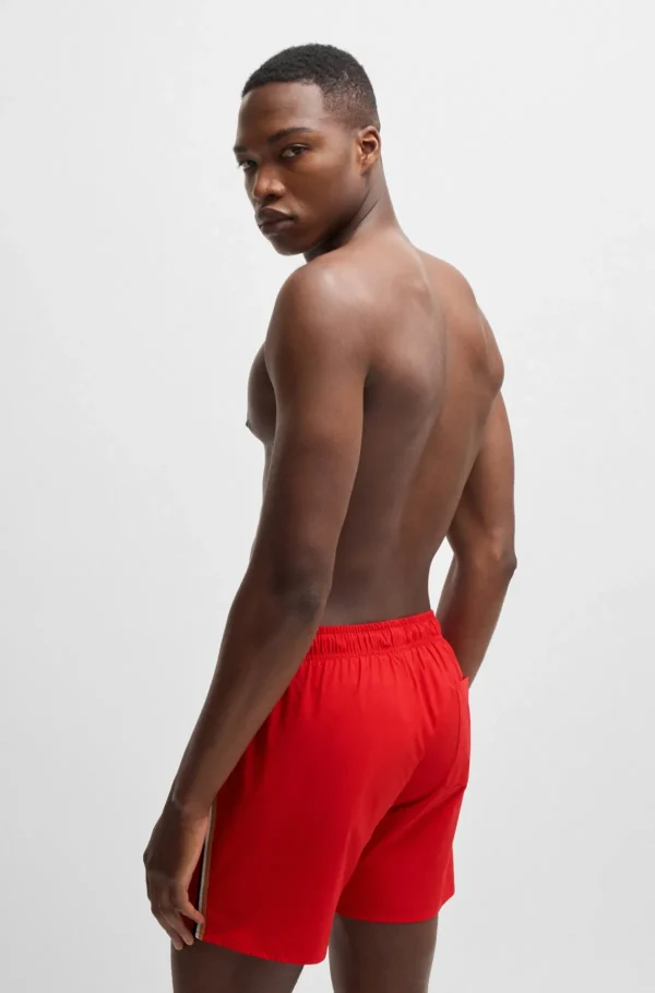 HUGO BOSS Roupa De Praia>Calções De Banho Totalmente Forrados Com Risca Exclusiva
