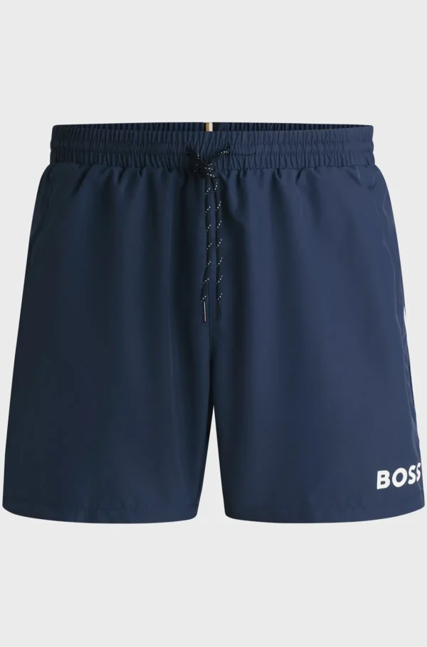 HUGO BOSS Fatos De Banho>Calções De Banho Totalmente Forrados Com Detalhes Contrastantes