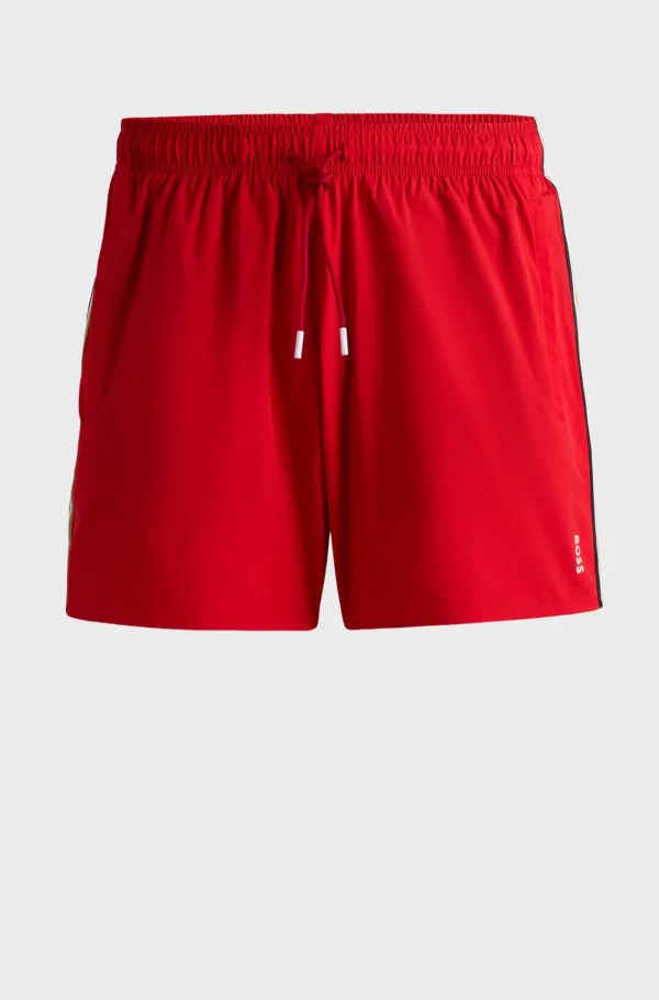 HUGO BOSS Roupa De Praia>Calções De Banho Totalmente Forrados Com Risca Exclusiva