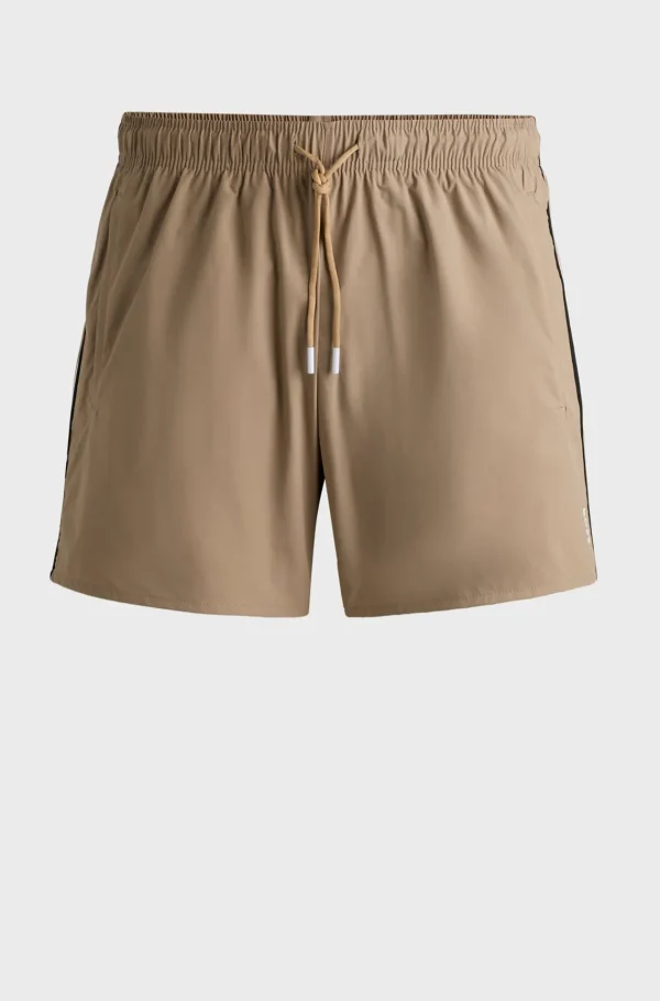 HUGO BOSS Roupa De Praia>Calções De Banho Totalmente Forrados Com Risca Exclusiva