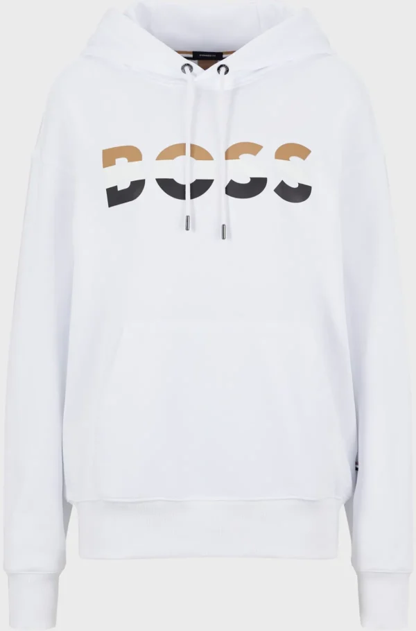 HUGO BOSS Sweats E Hoodies>Camisola Com Capuz De Ajuste Descontraído Unissexo Em Algodão Orgânico