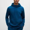 HUGO BOSS Sweats E Hoodies>Camisola Com Capuz De Algodão Elástico Com Logótipo De Sanduíche