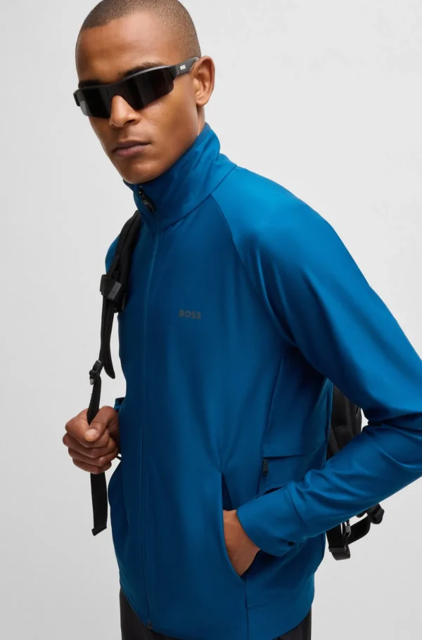 HUGO BOSS Sweats E Hoodies>Camisola Com Fecho Com Logótipo Refletor Decorativo