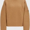 MULHER HUGO BOSS Roupa De Equitação | Camisolas E Cardigans>Camisola Curta Equestre Em Lã E Caxemira