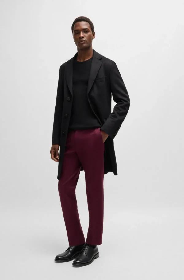 HUGO BOSS Camisolas E Cardigans>Camisola De Ajuste Regular Em Caxemira