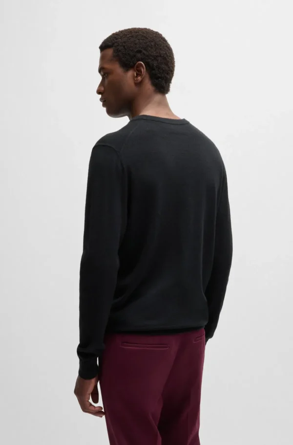 HUGO BOSS Camisolas E Cardigans>Camisola De Ajuste Regular Em Caxemira