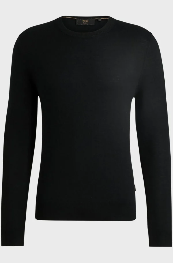 HUGO BOSS Camisolas E Cardigans>Camisola De Ajuste Regular Em Caxemira