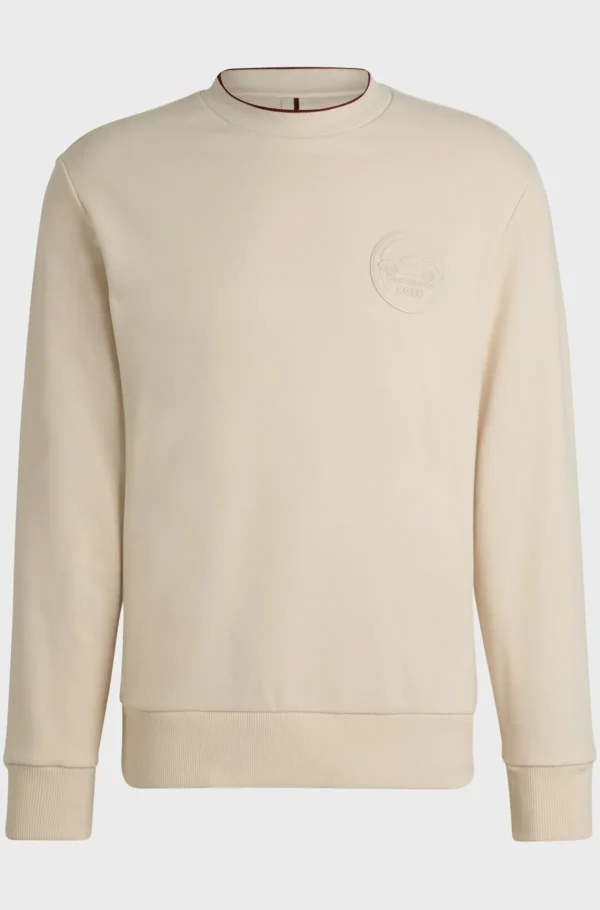 HUGO BOSS Sweats E Hoodies>Camisola Porsche X BOSS Em Mistura De Algodão Com Marca Especial