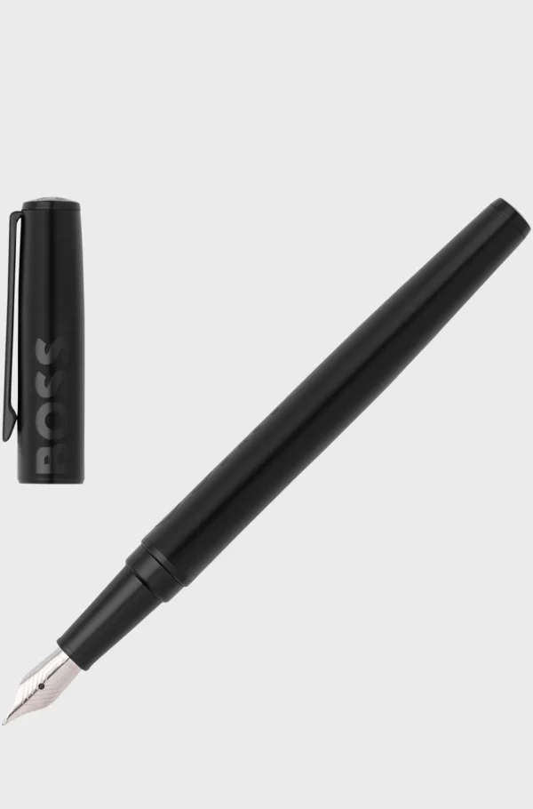 MULHER HUGO BOSS Mais Acessórios>Caneta De Tinta Permanente Preta Com Logótipo Tonal