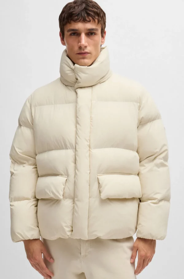 HUGO BOSS Casacos>Casaco Acolchoado Repelente à água Com Monograma Double B