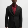 HUGO BOSS Blazers>Casaco De Ajuste Slim Em Linho