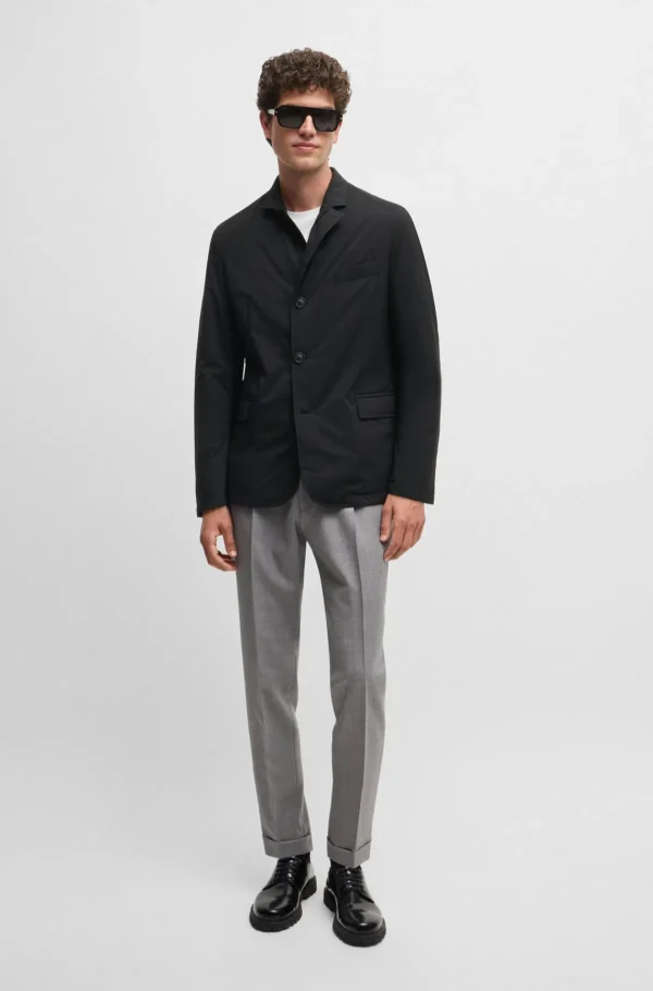 HUGO BOSS Blazers>Casaco De Ajuste Slim Em Ripstop Elástico De Alta Performance