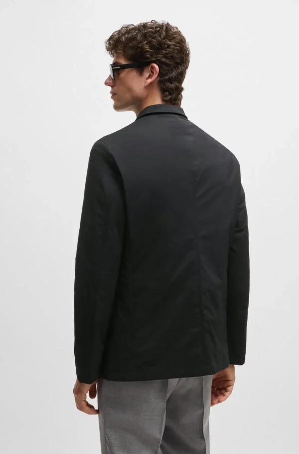 HUGO BOSS Blazers>Casaco De Ajuste Slim Em Ripstop Elástico De Alta Performance