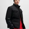 HUGO BOSS Casacos>Casaco De Material Misto Com Enchimento De Penugem