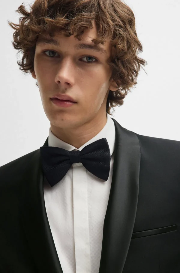 HUGO BOSS Blazers>Casaco De Smoking De Ajuste Extra-slim Em Mistura De Lã
