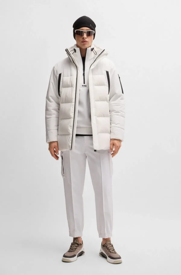 HUGO BOSS Casacos>Casaco Parka Repelente à água Com Enchimento De Penas