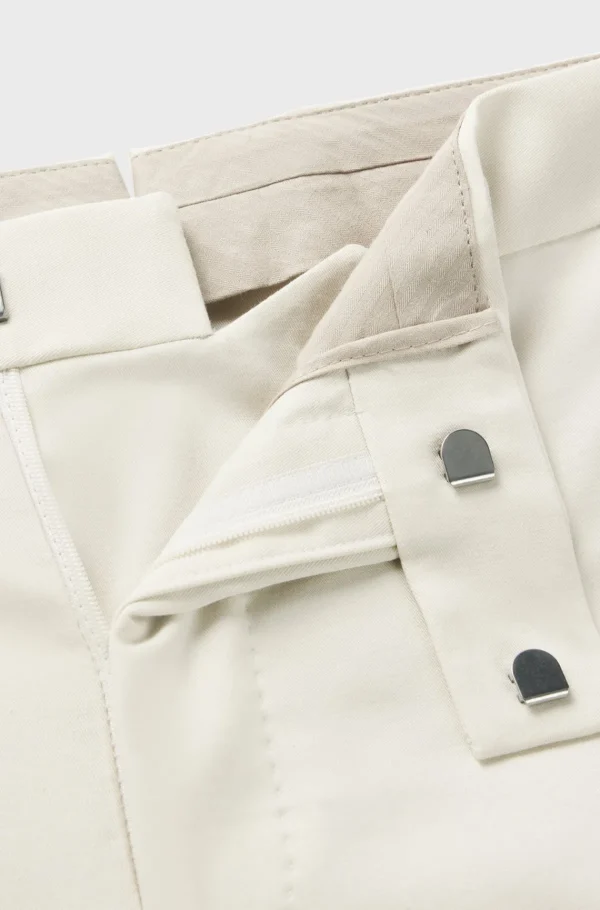 HUGO BOSS Calças E Calções>Chinos BOSS X ASTON MARTIN De Ajuste Regular Em Algodão Elástico