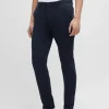 HUGO BOSS Calças E Calções>Chinos De Ajuste Slim Em Gabardine De Algodão Elástico