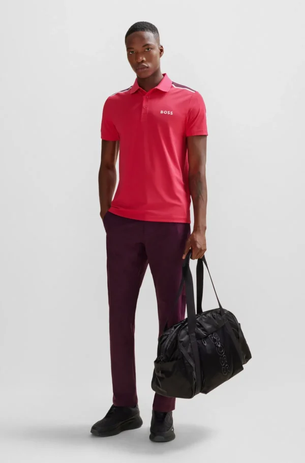 HUGO BOSS Golfe>Chinos De Ajuste Slim Em Tecido Elástico De Quatro Vias Fácil De Engomar