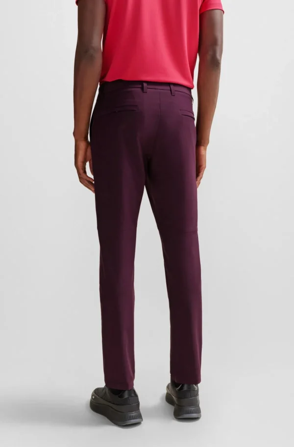 HUGO BOSS Golfe>Chinos De Ajuste Slim Em Tecido Elástico De Quatro Vias Fácil De Engomar