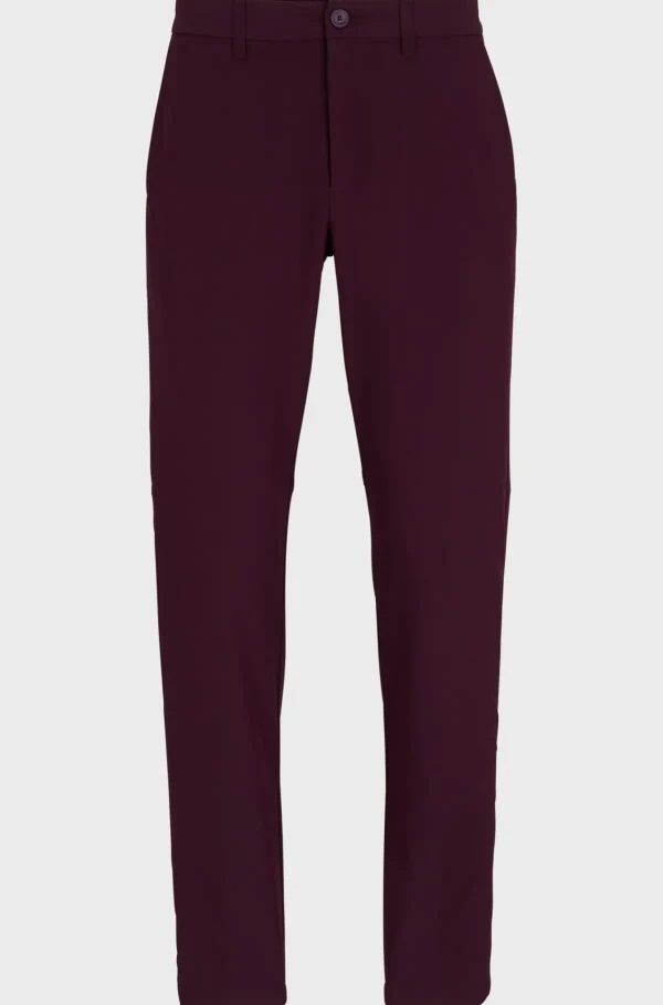 HUGO BOSS Golfe>Chinos De Ajuste Slim Em Tecido Elástico De Quatro Vias Fácil De Engomar