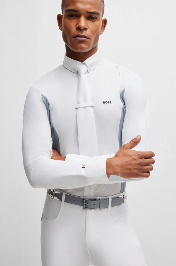 HUGO BOSS Roupa De Equitação>Cinto Polo Equestre Com Padrão Bordado