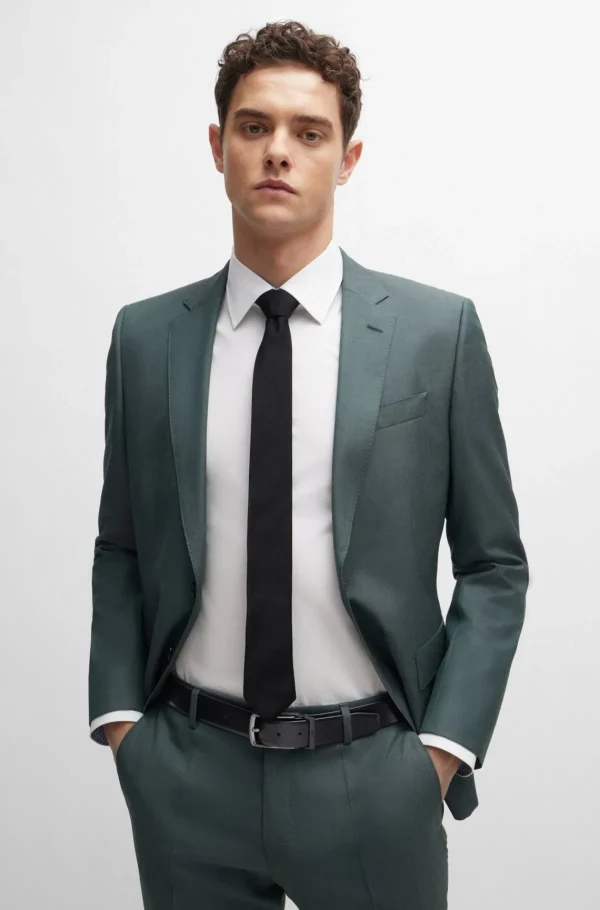 HUGO BOSS Cintos>Cinto Reversível Em Pele Italiana Com Protetor Da Marca