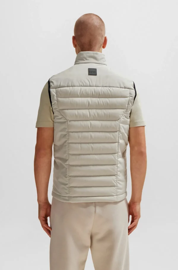 HUGO BOSS Casacos>Colete De Ajuste Regular Repelente à água Com Enchimento De Penas