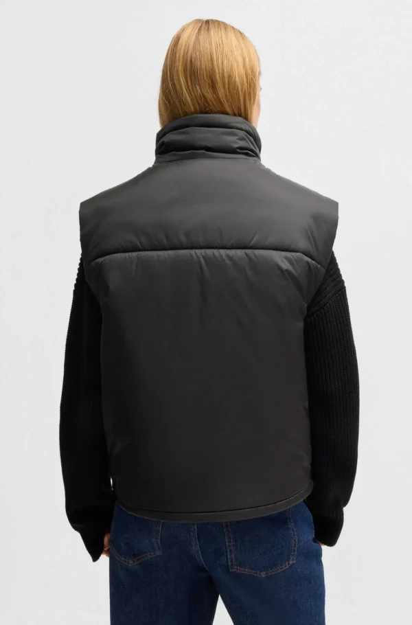MULHER HUGO BOSS Casacos>Colete Repelente à água Com Logótipo De Happy HUGO