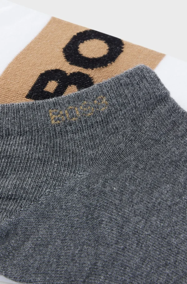 HUGO BOSS Meias>Conjunto De Duas Meias De Cano Baixo O Com Logótipo