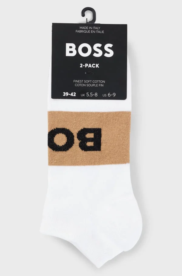 HUGO BOSS Meias>Conjunto De Duas Meias De Cano Baixo O Com Logótipo
